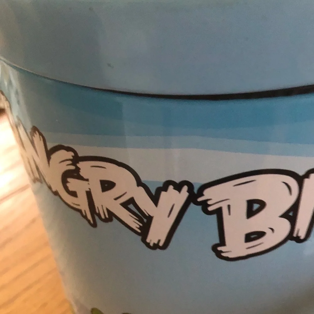 Red Bird Pet Bird Treat Bin - Blue